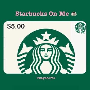 Starbucks On Me - For Giveaway Only